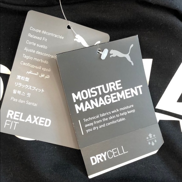 NWT Puma Black Hoodie Size S - Picture 6 of 6